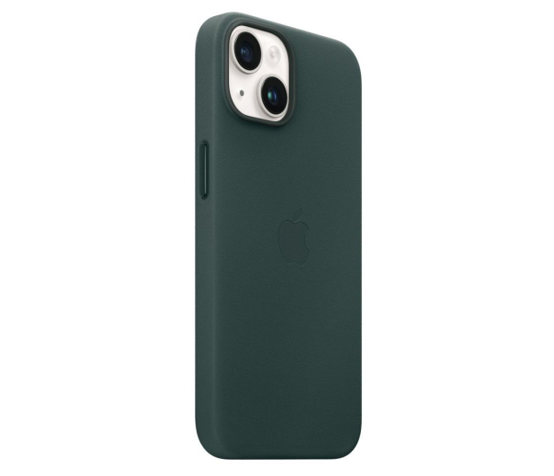 APPLE do iPhone 14 Plus Leather Case with MagSafe - Forest Green - 1070923 - zdjęcie 2